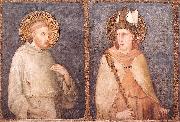 t Francis and St Louis of Toulouse Simone Martini